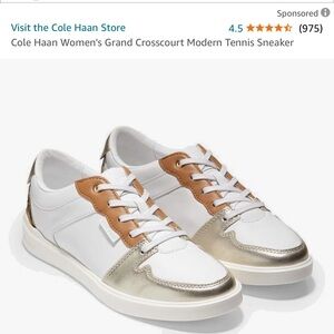Cole Haan Women's Grand Crosscourt Modern Tennis Sneaker, Women’s size 6